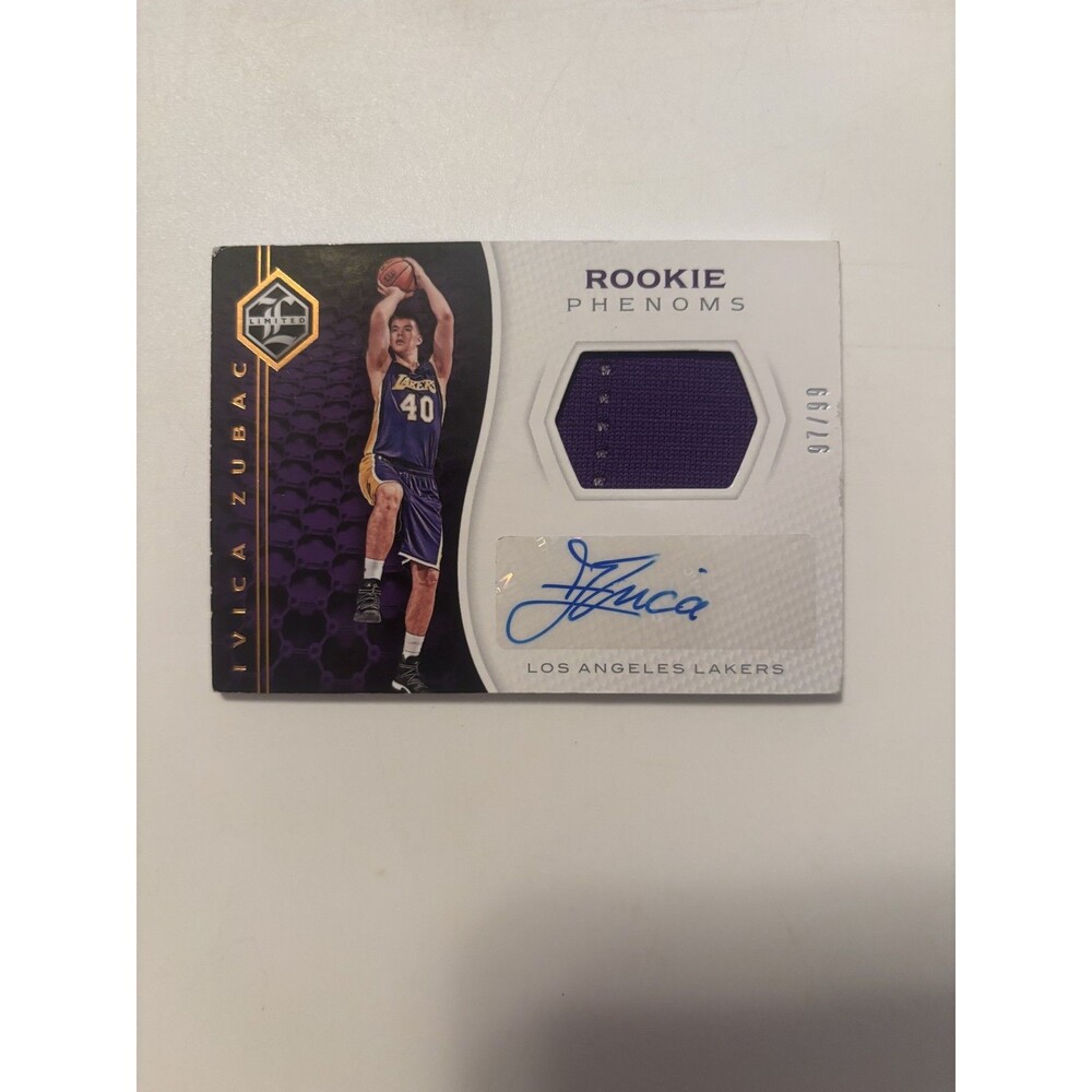 2016-17 Panini Limited - Rookie Phenoms Jersey Autographs Ivica Zubac   /99